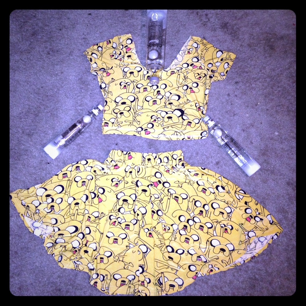 Adventure time skirt set
