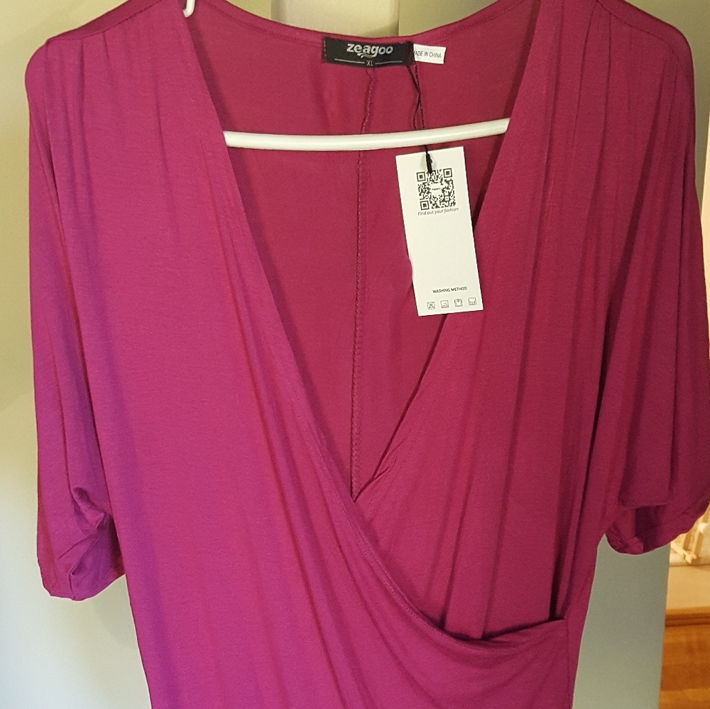 NWT dolman wrap top
