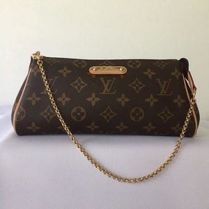Louis Vuitton Eva Monogram Clutch - Authentic