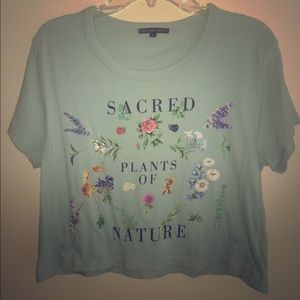 UO Sacred Plants of Nature crop top💙