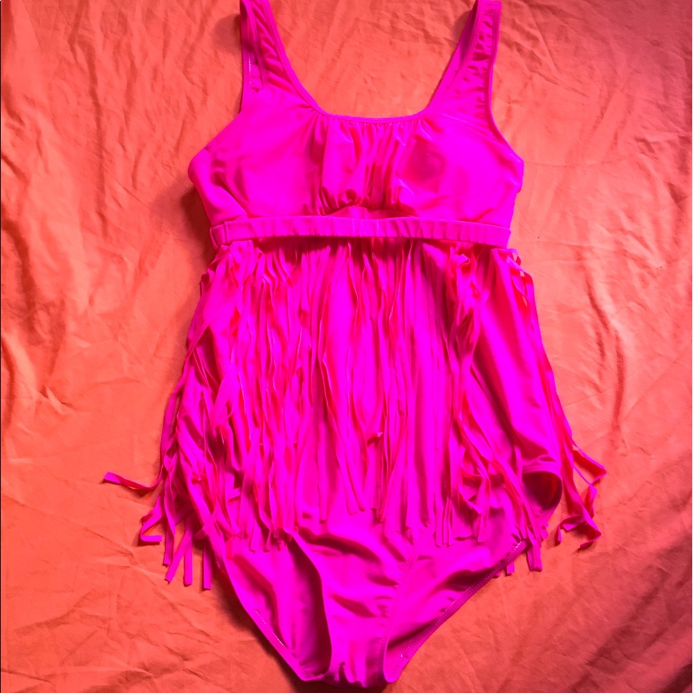 Pink One Piece Swimsuit