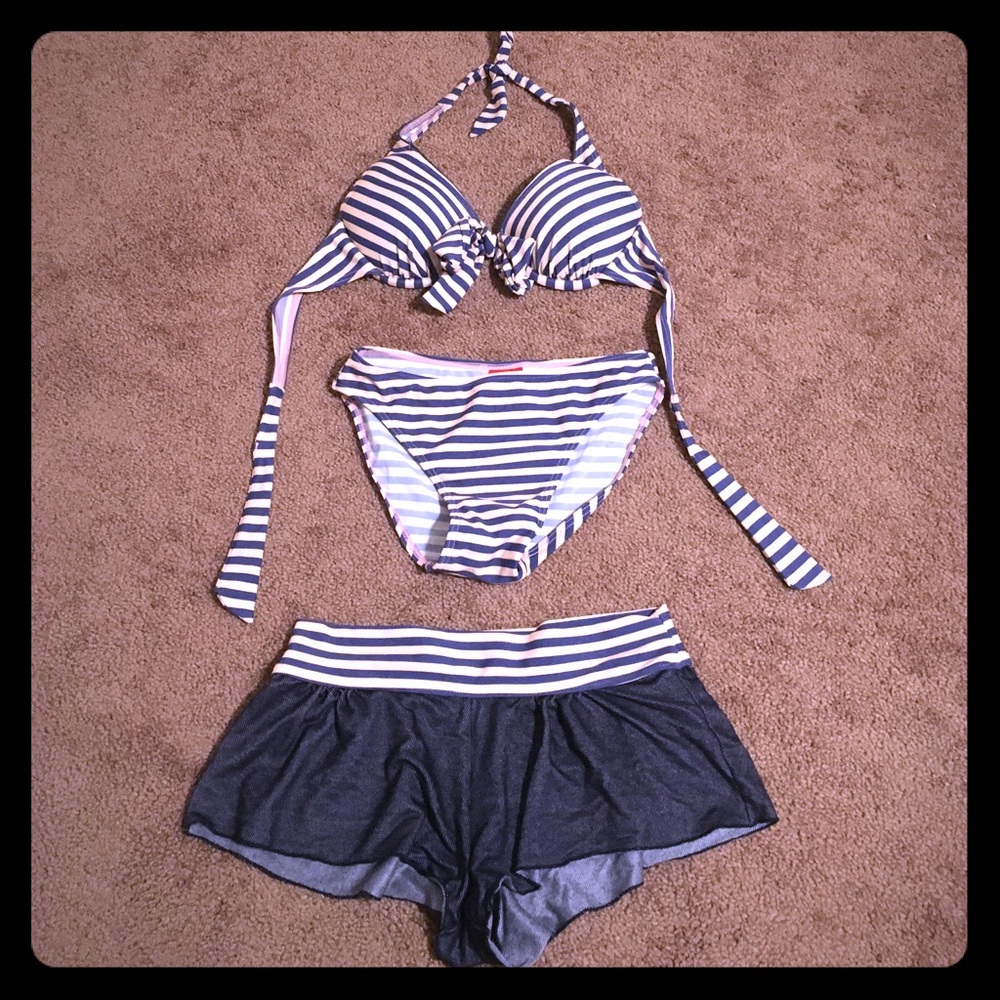 3 piece Push Up Swim Bikini 👙