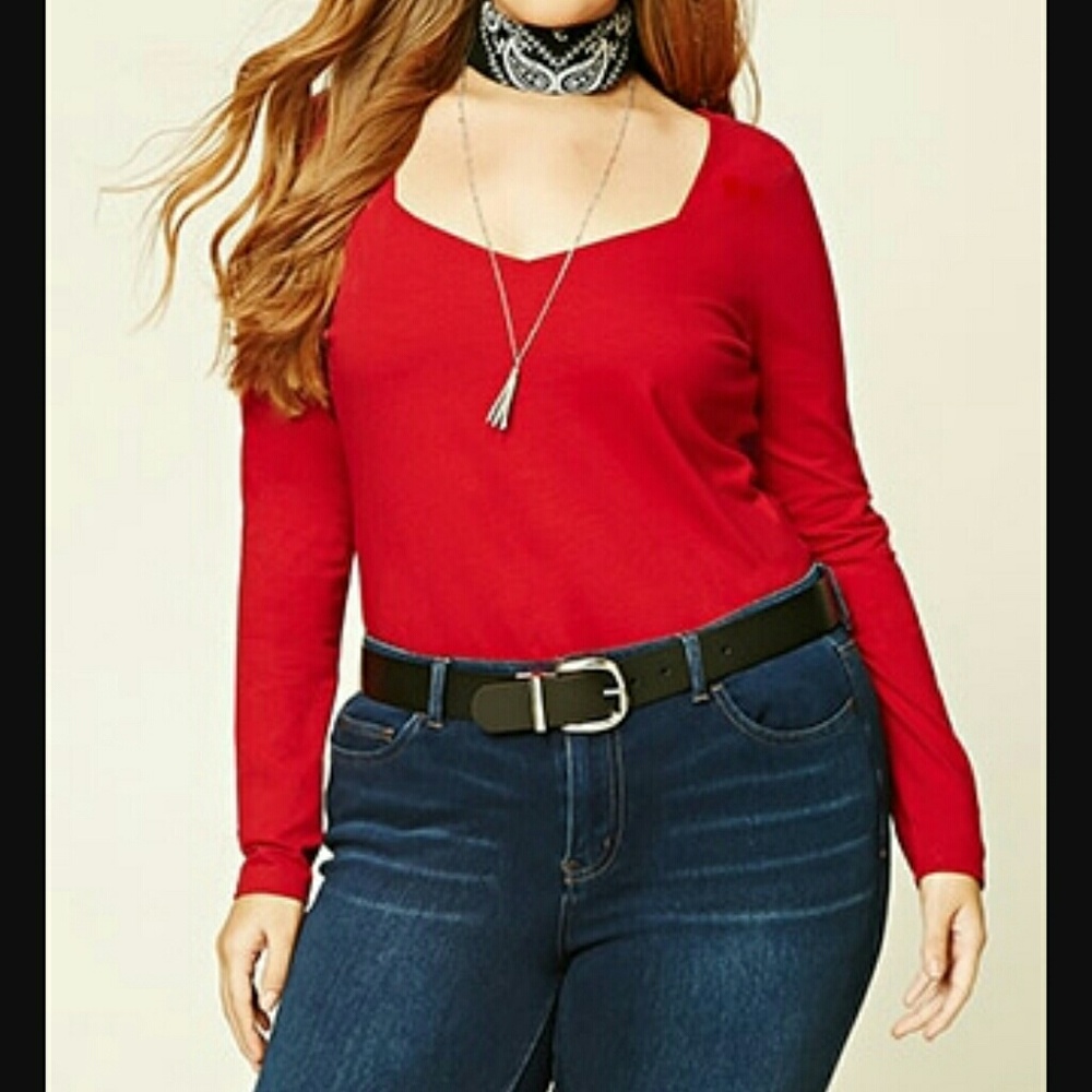RED BLOUSE