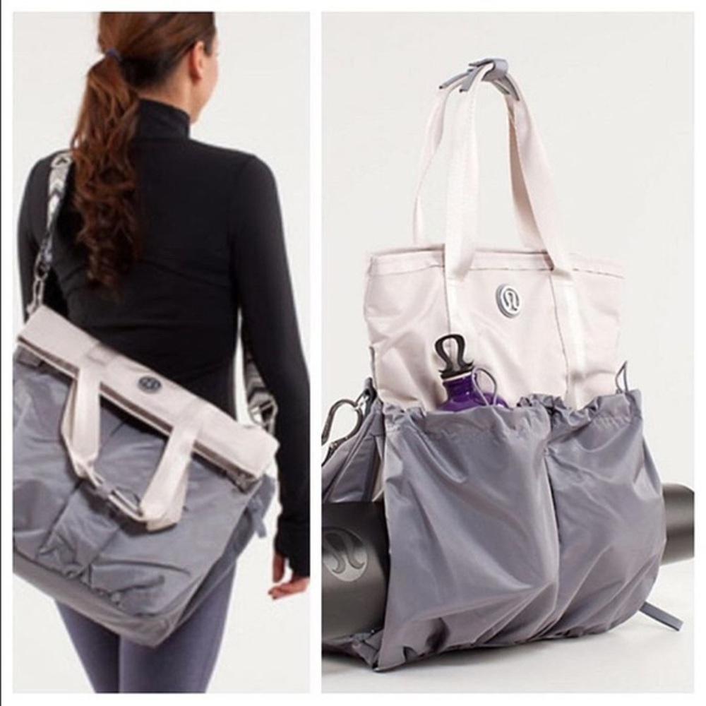 Lululemon flow and go tote yoga bag