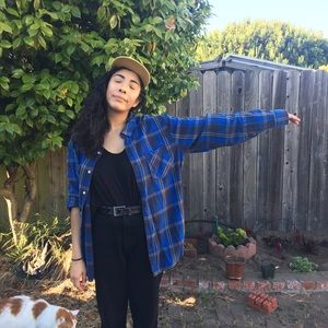 44mm XL Plaid Long Sleeve Button-Up