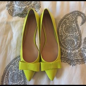 Patent Leather Bow Flats