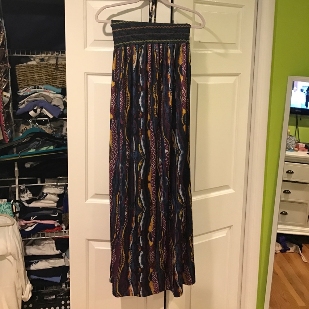 Patterned maxi dress