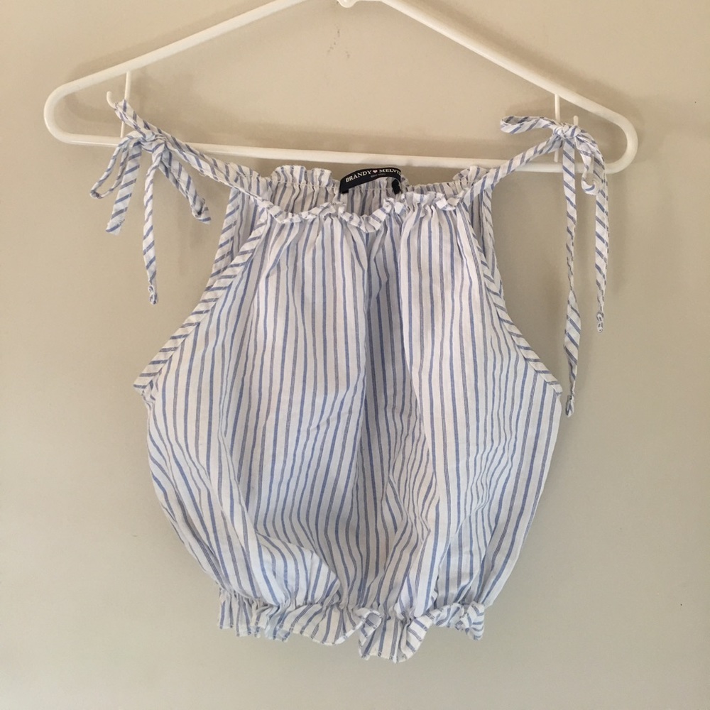 FINAL PRICE ✨ Brandy Melville Striped Carly Tank