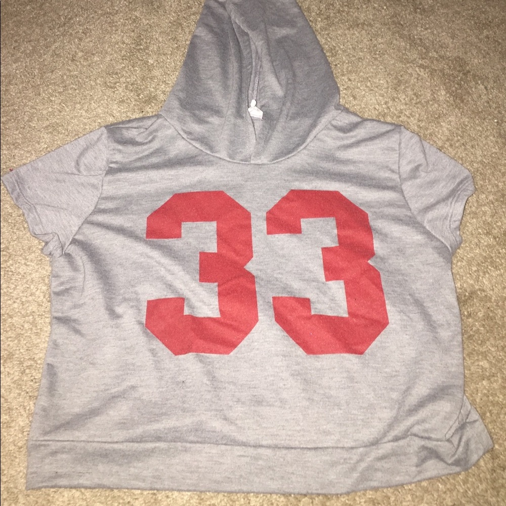 JERSEY NUMBER SHIRT/CROPTOP