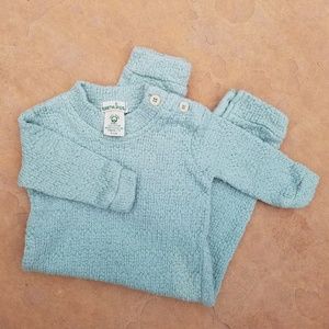 NWOT organic cotton sweater onesie