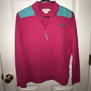 Hot pink and baby blue VV shepshirt!