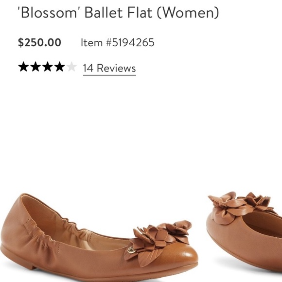 tory burch blossom ballet flat