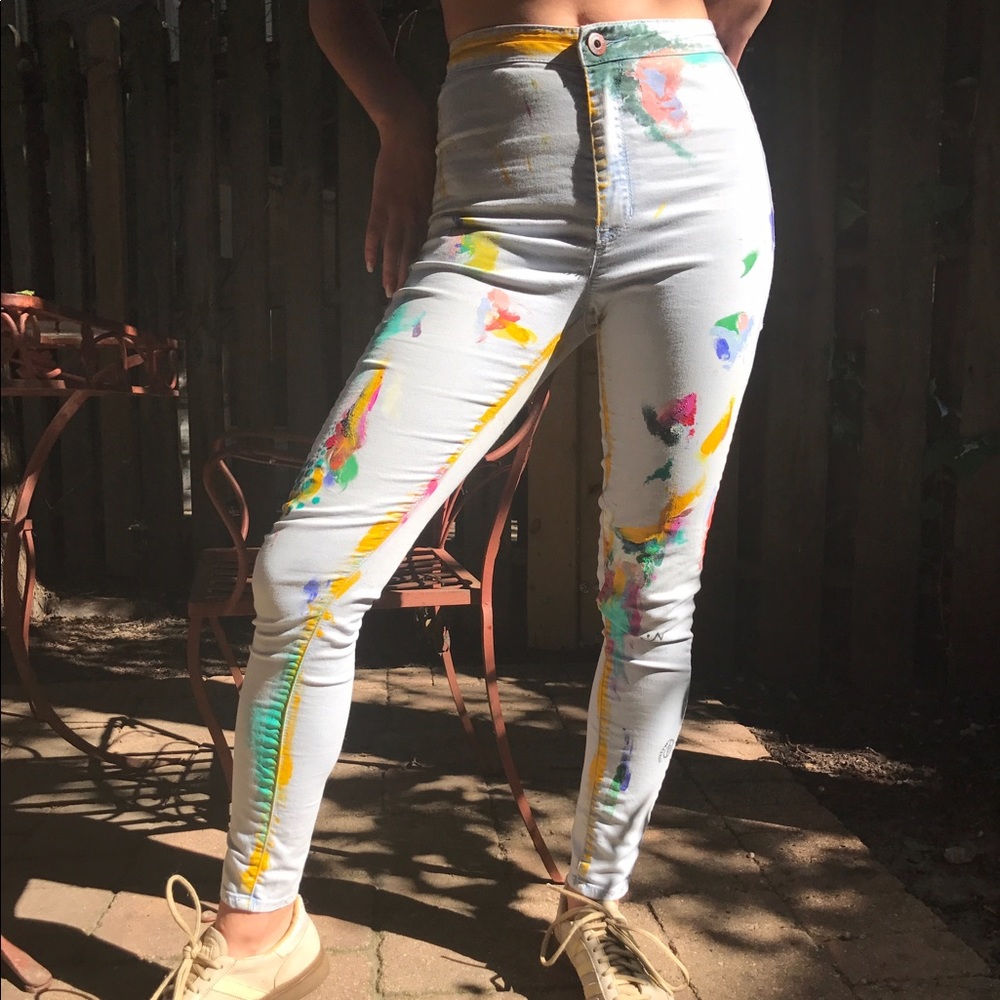 Custom American apparel skinny jeans