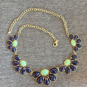 Navy Statement Necklace