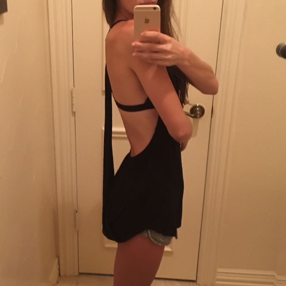 Open Back Tank Top