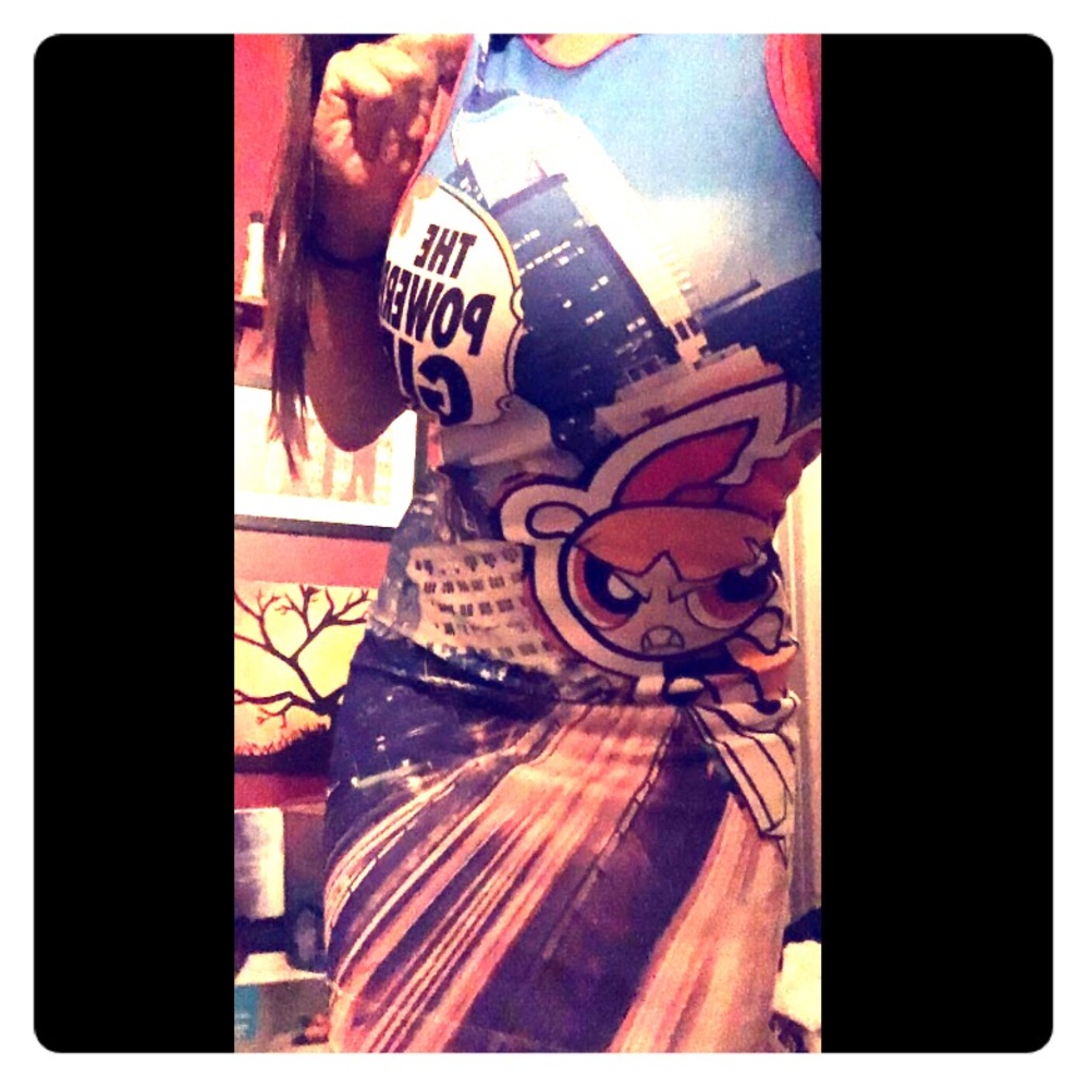 A cocktail dress