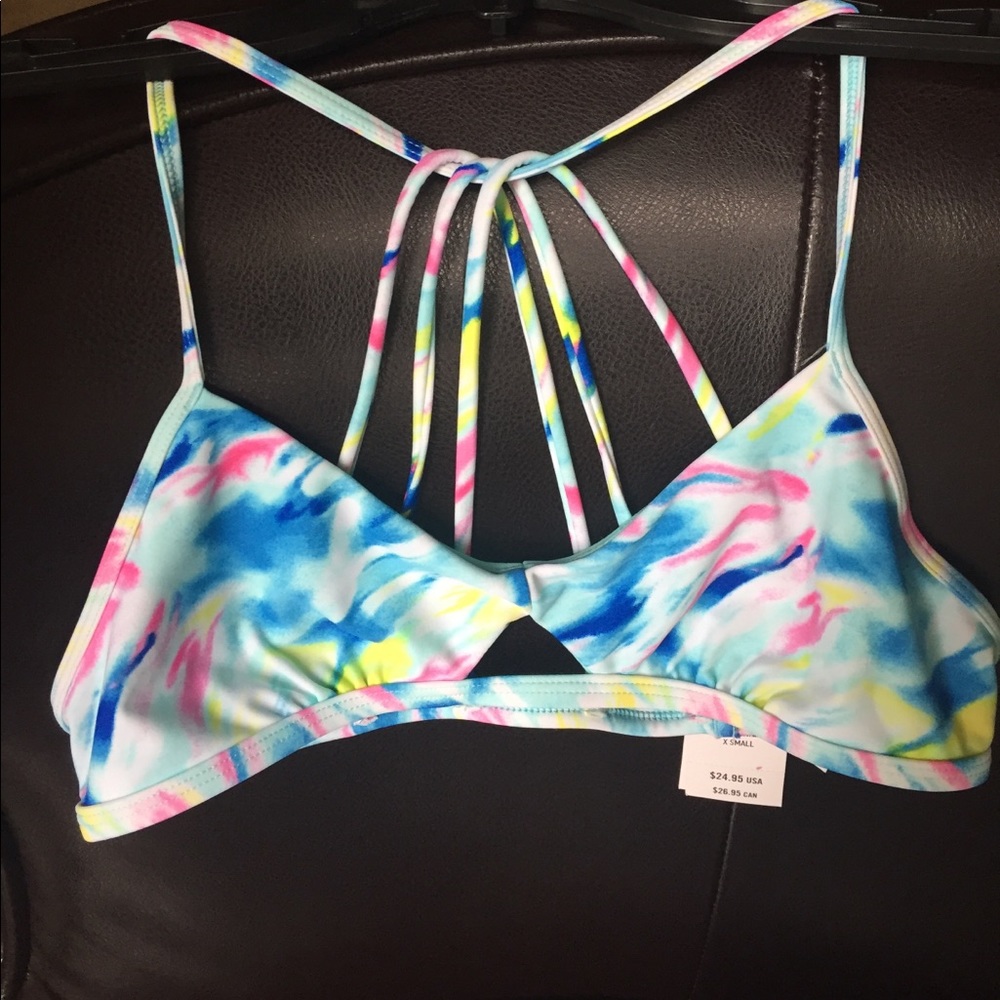 Tie-Dye Bikini Top
