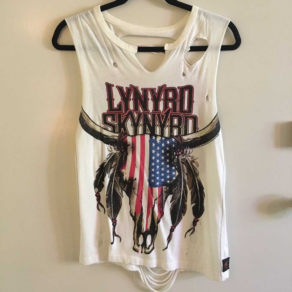 Lynyrd Skynyrd Distressed Tank