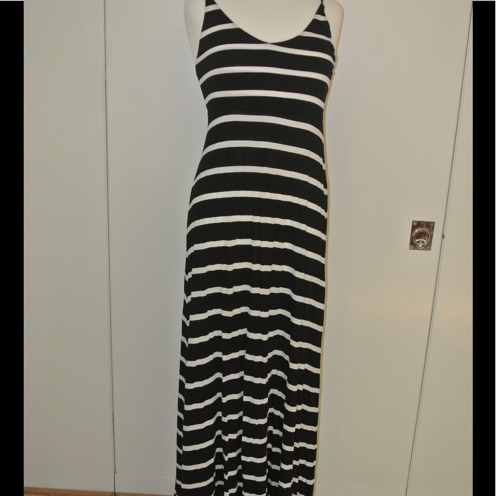 Striped maxi