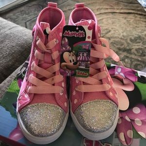 Disney Junior Minnie Toddler pink shoes size 12