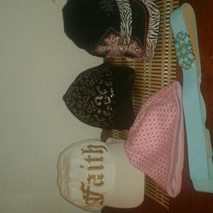 5 pcs hat / accessory lot