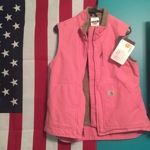 Pink Carhartt vest