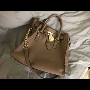 MK Beige Handbag