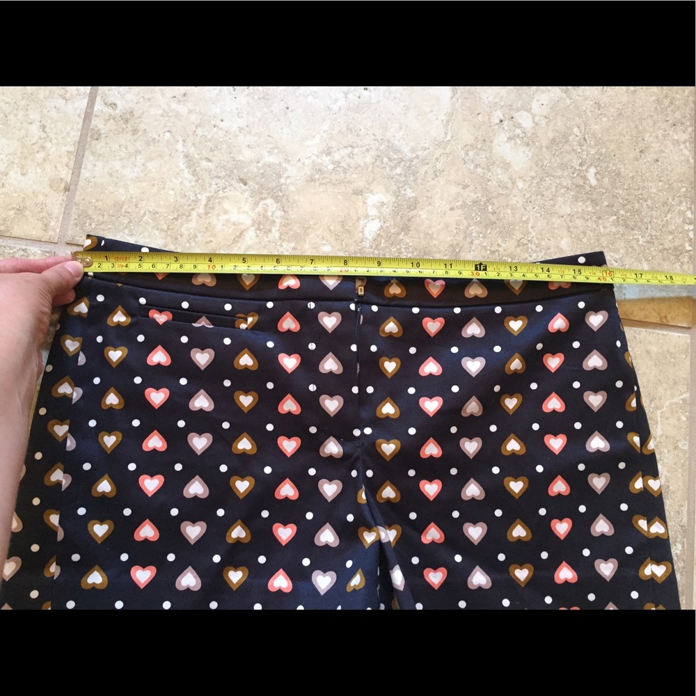 NWT J. Crew "stretch" Navy Shorts w/hearts FIRM - Picture 6 of 8
