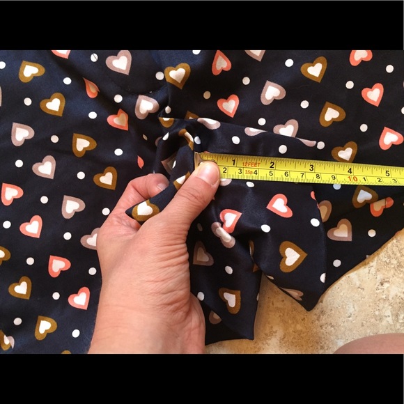 NWT J. Crew "stretch" Navy Shorts w/hearts FIRM - Picture 7 of 8