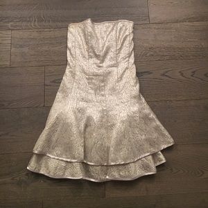Champagne A-Line Dress