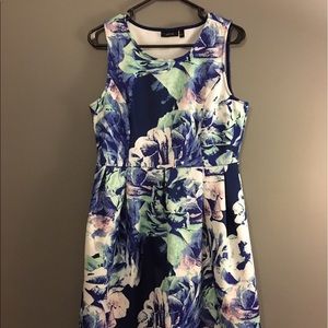 Gorgeous sleeveless "scuba" dress