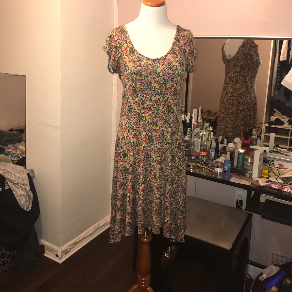 Flower Print Summer Dress