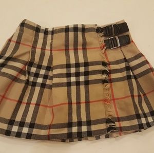 2 yr. Burberry wrap skirt