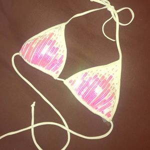 Victoria's Secret sequins bathing suit top