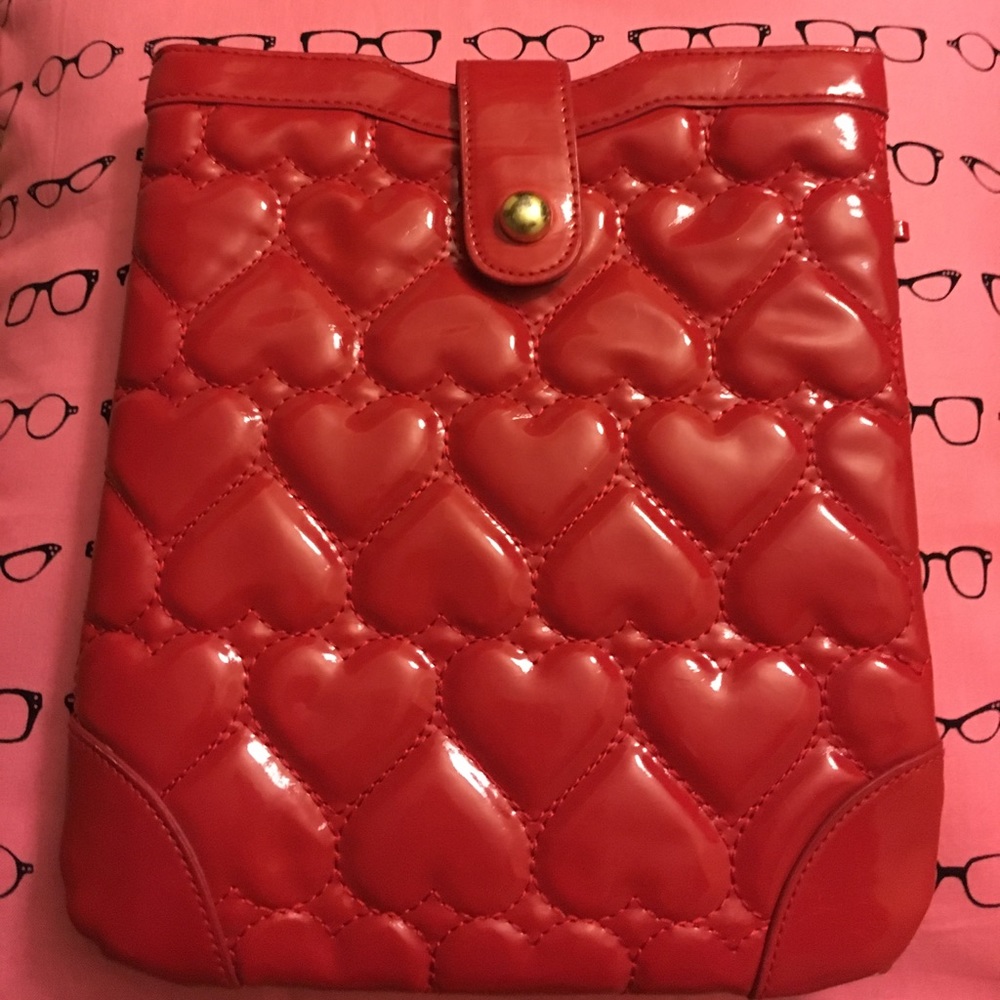 Betsey Johnson Red Heart sleeve