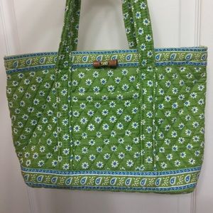 Vera Bradley Apple Green tote