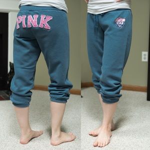 Victoria's Secret Pink boyfriend crop sweats