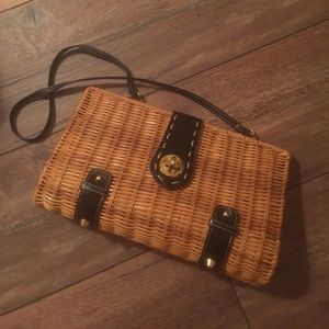 Boutique Style Rattan Purse - fantastic condition.
