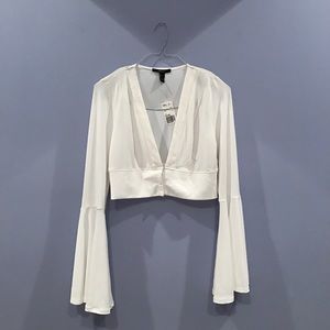 NWT White trendy pullover