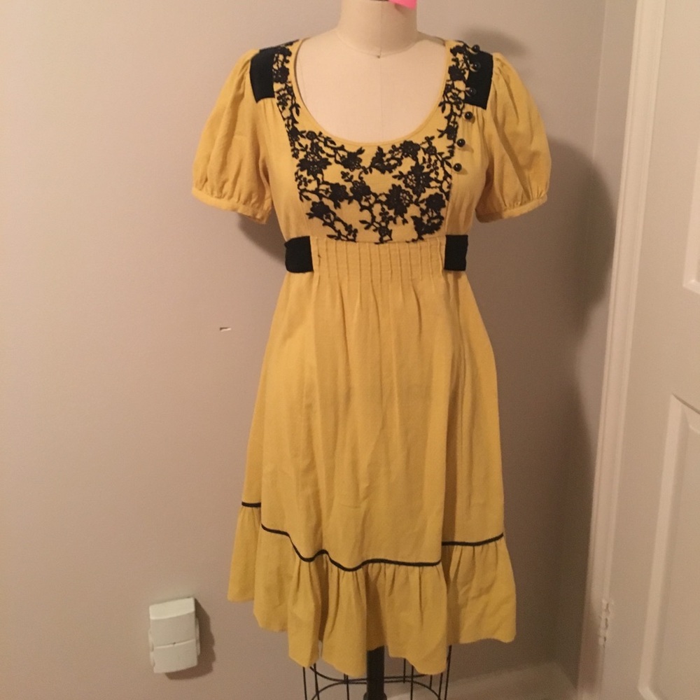 Gorgeous Anthropologie embroidered dress