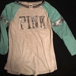 PINK Baseball Tee