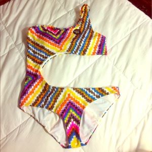 Roxy One-Shoulder Bathing Suit