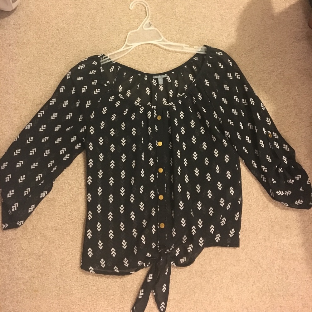 Charlotte Russe sheer blouse