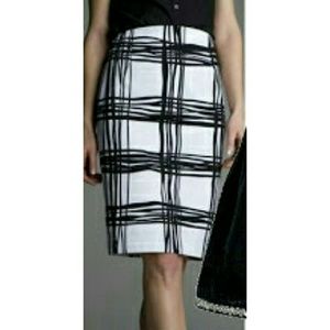 Express black & white pencil skirt - size 0