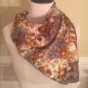 Coach silk scarf.