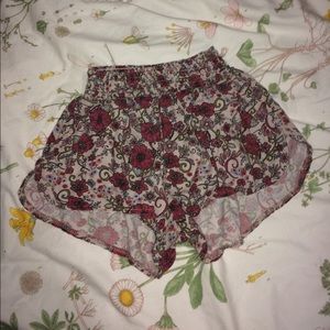 Soft floral shorts