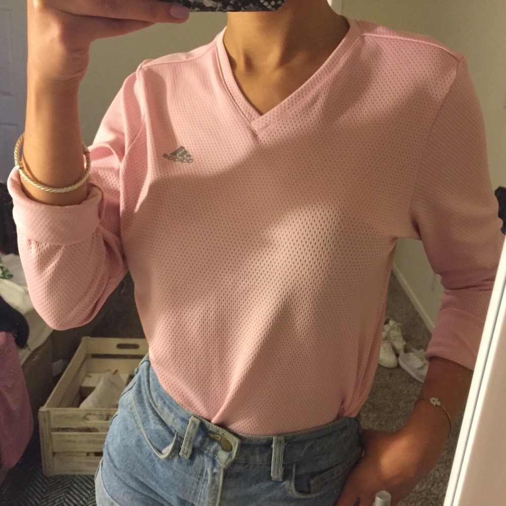 Rare vintage Adidas top in Pink
