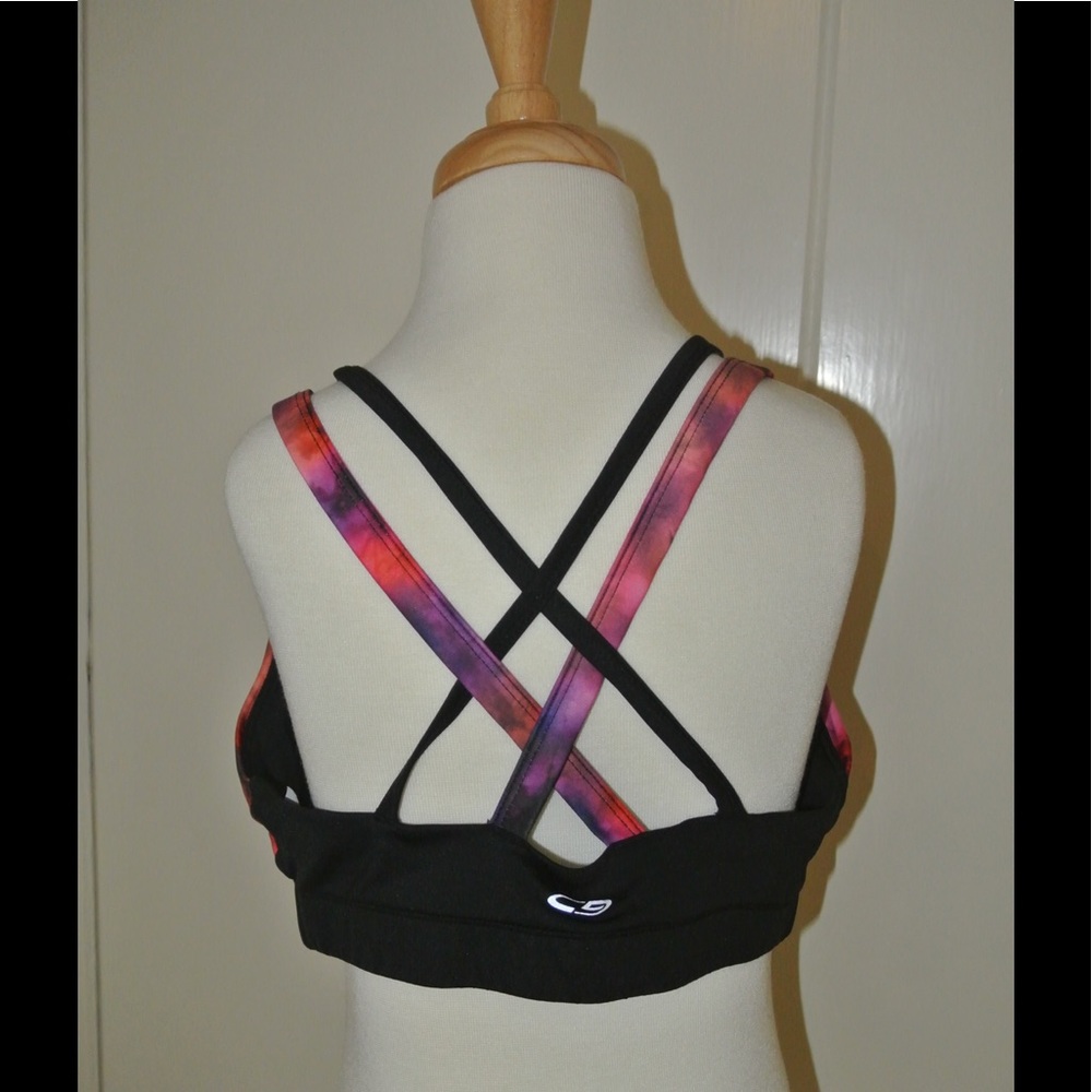 Multicolored sports bra