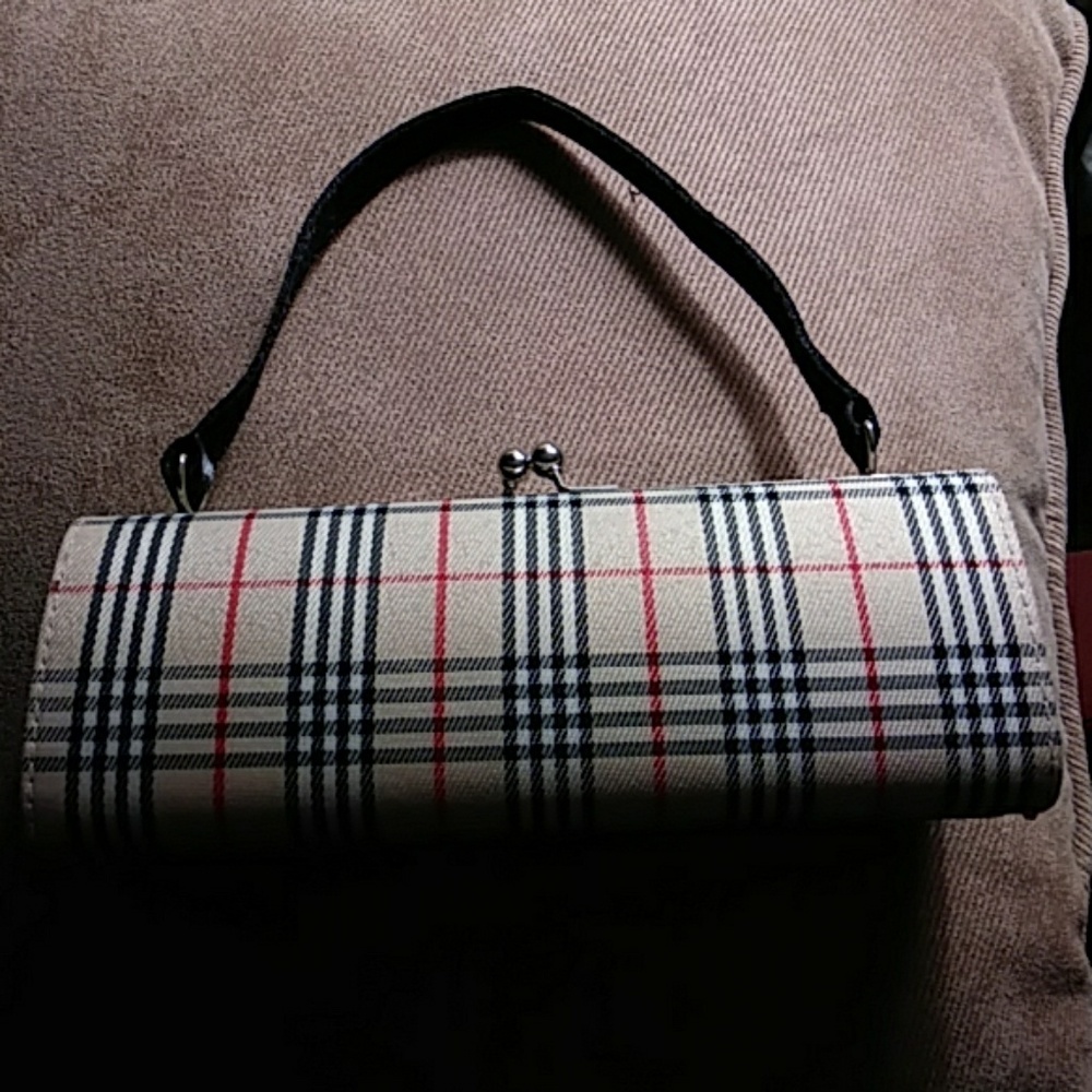 Plaid Clutch