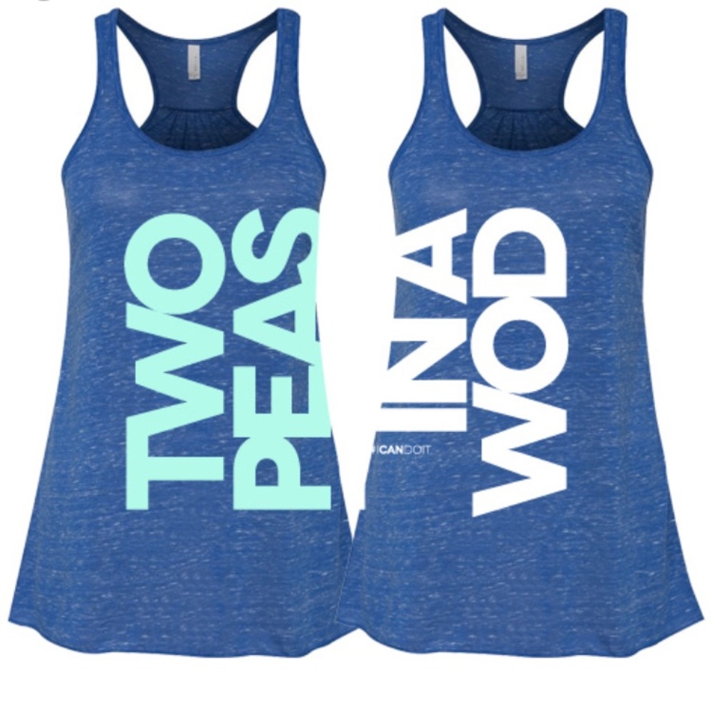 Crossfit tank. Thick-to-thin brand.
